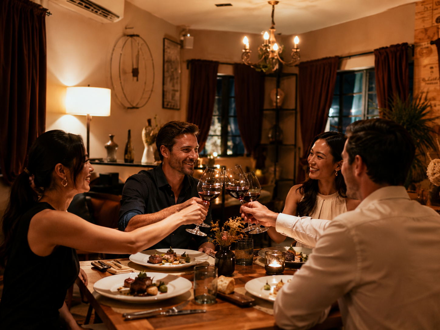 Private gathering and intimate dinner at Chez Suzette Singapore