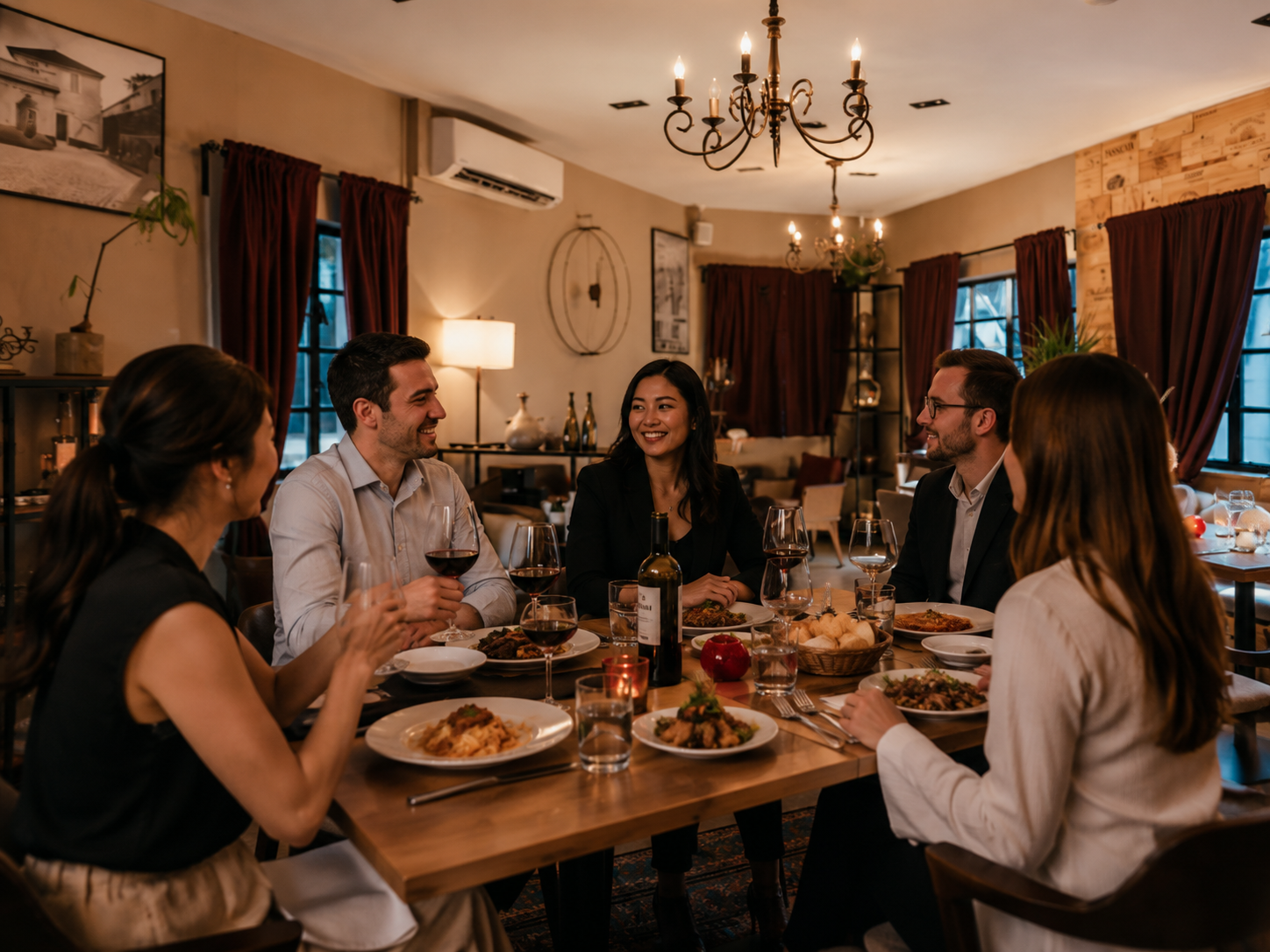 Corporate and team dinner at Chez Suzette Singapore